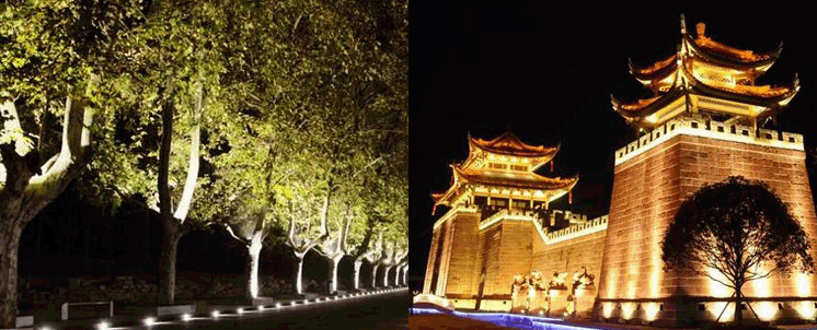 一體化大功率LED投光燈-樹木照明-建筑物照明