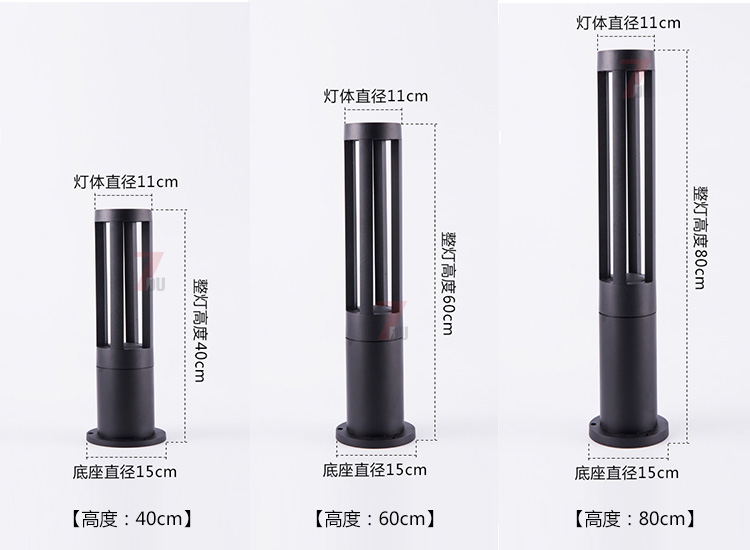 (QDCPD-017)F(xin)ALEDƺ40cm60cm80cmͬ߶Ҏ(gu)ߴʾD